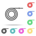Fire hose icon. Element firefighters multi colored icons for mobile concept and web apps. Icon for website design and development, Royalty Free Stock Photo