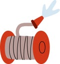 Fire Hose Icon Royalty Free Stock Photo