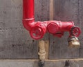 fire hose valve Royalty Free Stock Photo