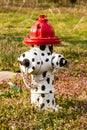 Fire Hydrant with Dalmation Spots Royalty Free Stock Photo