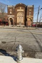 Fire Hydrant and disused building Downtown Memphis Tennessee Royalty Free Stock Photo