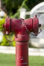 Fire hydrant hose connection fire fighting Royalty Free Stock Photo