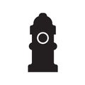 Fire Hydrant icon isolated on white background Royalty Free Stock Photo