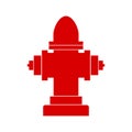 fire hydrant icon vector Royalty Free Stock Photo