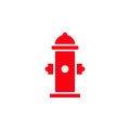 Fire hydrant icon vector design Royalty Free Stock Photo