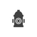 Fire hydrant icon vector