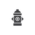 Fire hydrant icon vector