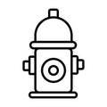 Fire hydrant icon vector illustration Royalty Free Stock Photo