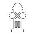 Fire hydrant icon, vector illustration Royalty Free Stock Photo