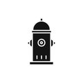 Fire hydrant icon isolated on white background Royalty Free Stock Photo
