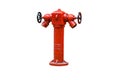 Fire hydrant isolated on the white background Royalty Free Stock Photo