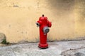 Fire hydrant in Perpignan, France Royalty Free Stock Photo