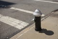 Fire Hydrant Silver Royalty Free Stock Photo