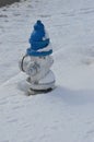 Fire Hydrant in the Snow Royalty Free Stock Photo