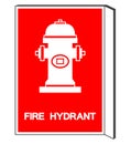 Fire Hydrant Symbol Sign, Vector Illustration, Isolate On White Background Label. EPS10 Royalty Free Stock Photo