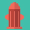 fire hydrant. Vector illustration decorative design Royalty Free Stock Photo