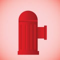 fire hydrant. Vector illustration decorative design Royalty Free Stock Photo