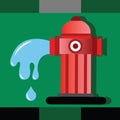 fire hydrant. Vector illustration decorative design Royalty Free Stock Photo