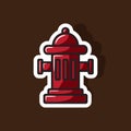 fire hydrant. Vector illustration decorative design Royalty Free Stock Photo