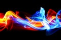 Fire and ice Royalty Free Stock Photo