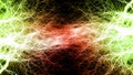 Fire and ice abstract fractal lightning Royalty Free Stock Photo