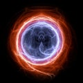 Fire and ice circle plasma and energy electrical lightning