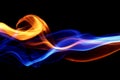 Fire & ice design Royalty Free Stock Photo