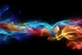 Fire & ice design Royalty Free Stock Photo