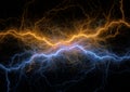 Fire and ice lightning or sound waves