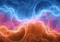 Fire and ice plasma electrical lightning