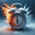 Fire and Ice Timepiece Duality