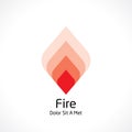 Fire icon Royalty Free Stock Photo