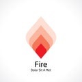 Fire icon Royalty Free Stock Photo