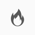 Fire icon, light, blaze, flame, flare, inflame