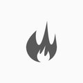 Fire icon, light, blaze, flame, flare, inflame