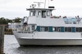 Fire Island Belle ferry boat returning to Bay Shore