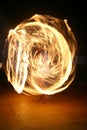 Fire juggler Royalty Free Stock Photo