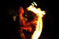 Fire Juggler at the part