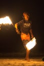 Fire juggler