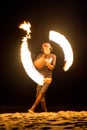 Fire juggler