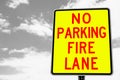 Fire lane Royalty Free Stock Photo