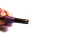An electronic lighter. Burning the kitchen stove