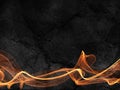 Fire lines on grunge background Royalty Free Stock Photo