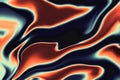 Fire Liquid Iridescent Background. Iridescent chrome wavy gradient abstract background, holographic fire texture, liquid
