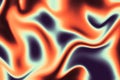 Fire Liquid Iridescent Background. Iridescent chrome wavy gradient abstract background, holographic fire texture, liquid