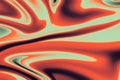 Fire Liquid Iridescent Background. Iridescent chrome wavy gradient abstract background, holographic fire texture, liquid