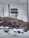 Fire lookout tower Royalty Free Stock Photo