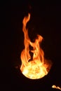 Fire looks like dancing.. Glowing flame