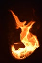 Fire looks like dancing.. Glowing flame