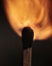 Fire Match Stick strike spark Royalty Free Stock Photo